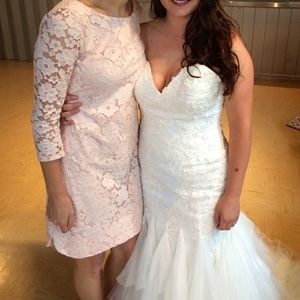 Knee-length Blush Dress by Vince Camuto